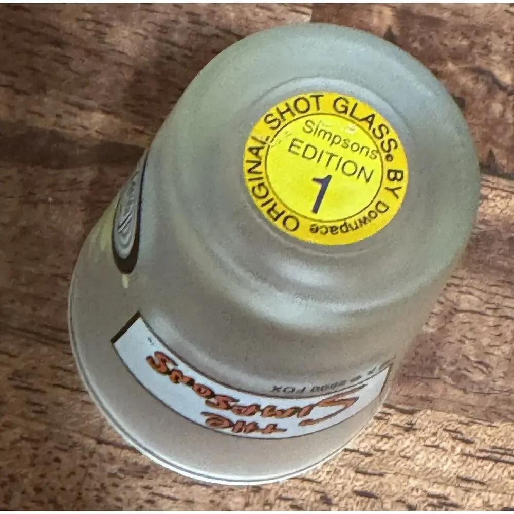 Vintage The Simpsons Homer Shot Glass  2000 